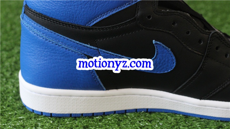 2017 Tumbled Leather Air Jordan 1 Retro OG High Royal Blue